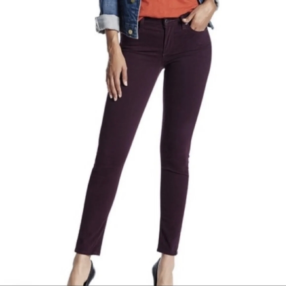 Lucky Brand Denim - Lucky Brand Purple Brooke Leggings Skinny Mid Rise Ankle Stretch Jeans 2/26